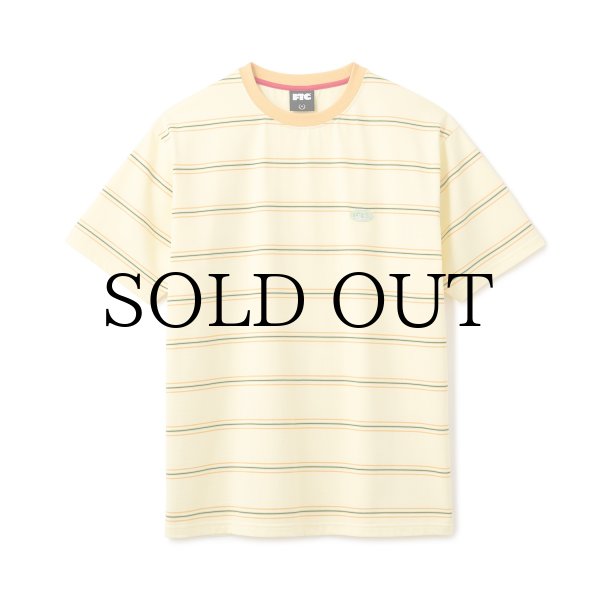 画像1: FTC "PUFF LOGO STRIPE RINGER TEE " - YELLOW (1)