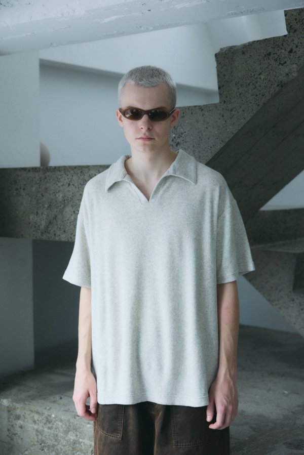 画像4: COMFORTABLE REASON " COMFORT PILE POLO " - ASH (4)