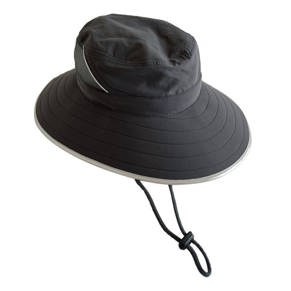 画像1: COMFORTABLE REASON " SUN SHADE HAT " - BLACK (1)