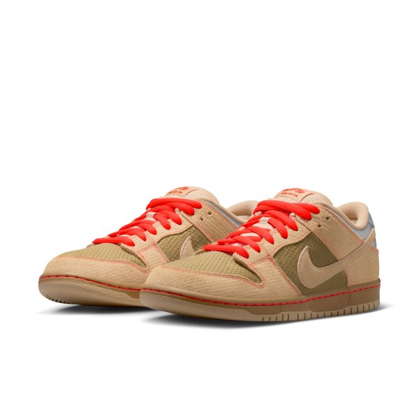 画像1: 【 NIKE SB 抽選販売 】 NIKE SB DUNK LOW PRO " SONGKRAN " - CANVAS/VACHETTA TAN-PARACHUTE BEIGE  (1)