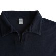 画像3: COMFORTABLE REASON " COMFORT PILE POLO " - NAVY (3)