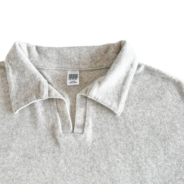 画像2: COMFORTABLE REASON " COMFORT PILE POLO " - ASH (2)