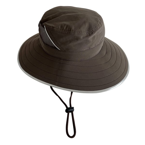 画像1: COMFORTABLE REASON " SUN SHADE HAT " - BROWN (1)