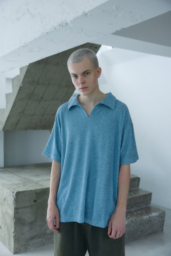 画像4: COMFORTABLE REASON " COMFORT PILE POLO " - SAX (4)