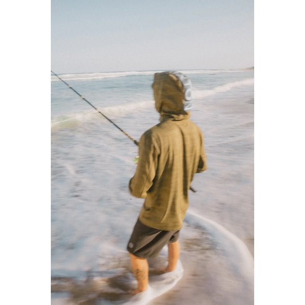 画像11: BRIXTON " JOURNEY LS SUN HOODIE " - OLIVE TIGER CAMO (11)