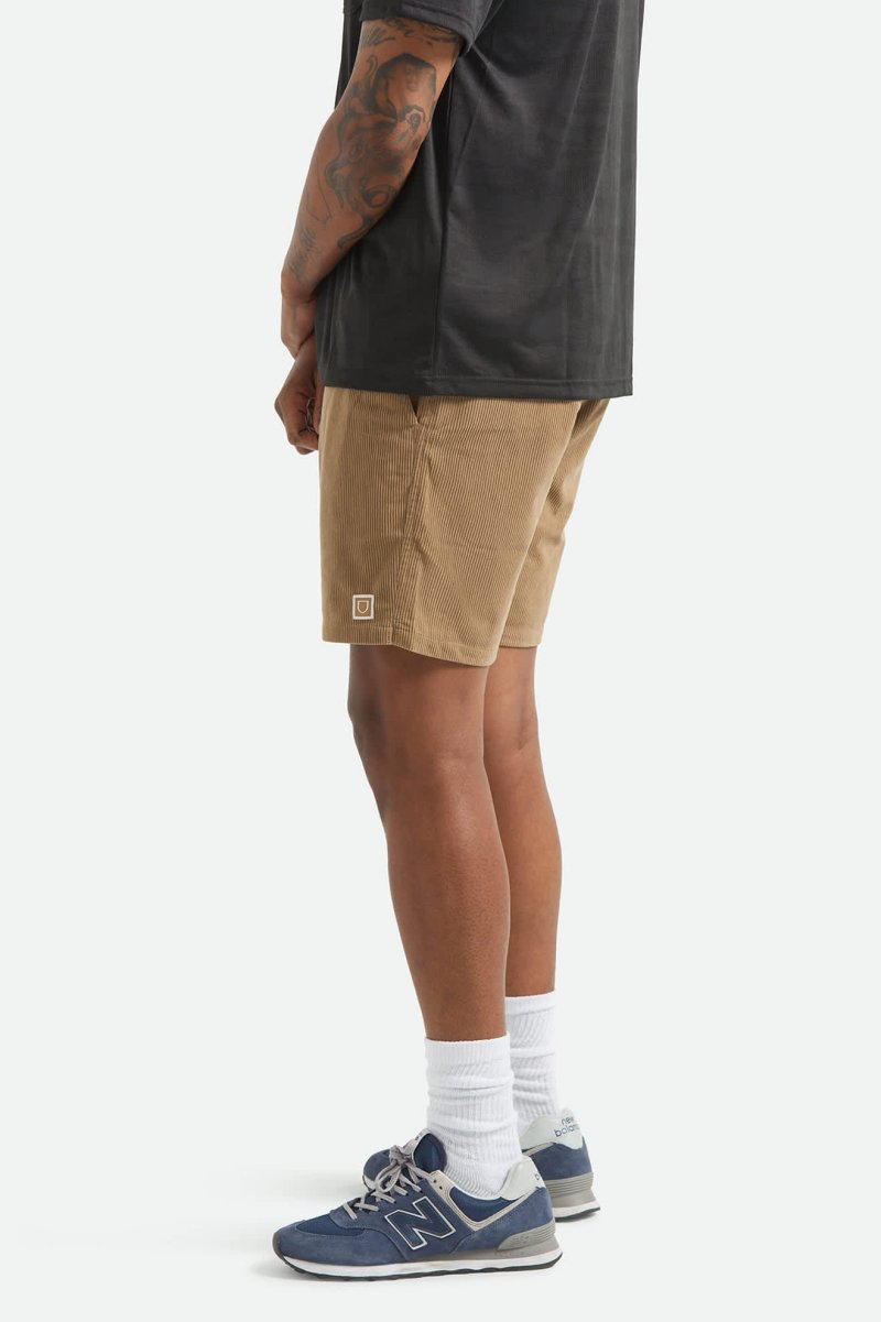 画像7: BRIXTON " EVERYDAY CORDUROY SHORT " - VINTAGE KHAKI (7)
