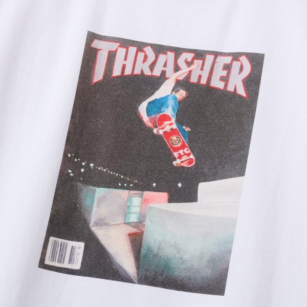 画像2: "FTC x THRASHER" COVER TEE - Artwork by Jack Curtin - WHITE (2)