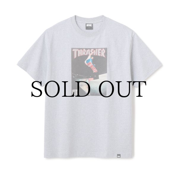 画像1: "FTC x THRASHER" COVER TEE - Artwork by Jack Curtin - ATH HEATHER (1)