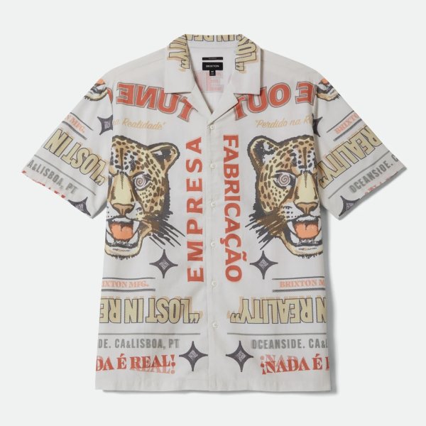 画像1: BRIXTON " GETAWAY SS WVN SHIRTS " - LOST IN REALITY PRINT (1)