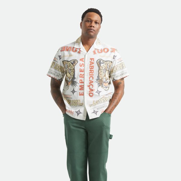 画像5: BRIXTON " GETAWAY SS WVN SHIRTS " - LOST IN REALITY PRINT (5)