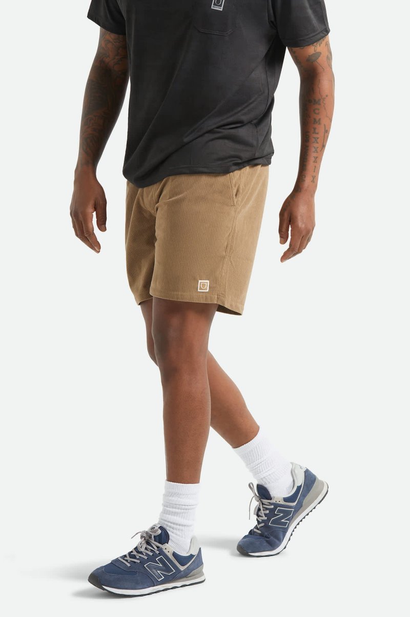 画像9: BRIXTON " EVERYDAY CORDUROY SHORT " - VINTAGE KHAKI (9)