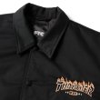 画像4: "FTC x THRASHER" COACH JACKET - BLACK (4)