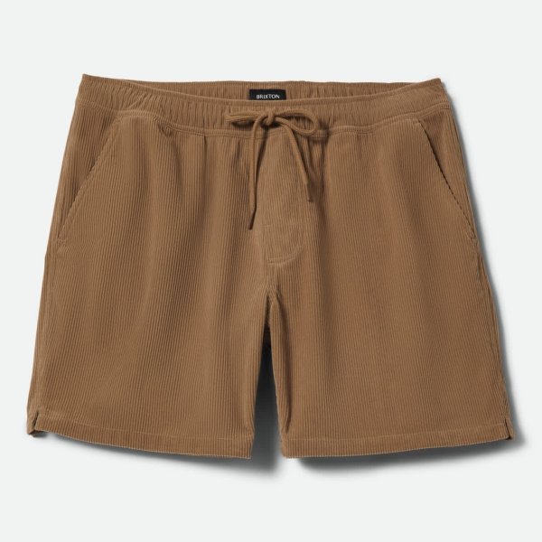 画像1: BRIXTON " EVERYDAY CORDUROY SHORT " - VINTAGE KHAKI (1)