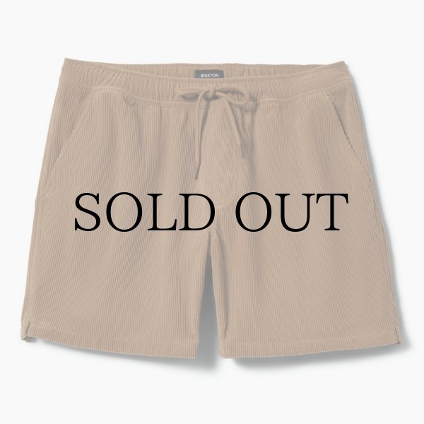 画像1: BRIXTON " EVERYDAY CORDUROY SHORT " - VINTAGE KHAKI (1)