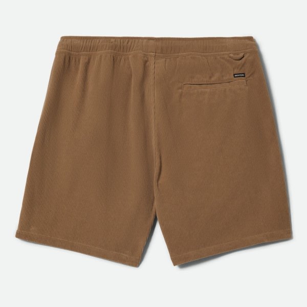 画像2: BRIXTON " EVERYDAY CORDUROY SHORT " - VINTAGE KHAKI (2)