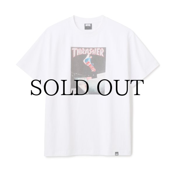 画像1: "FTC x THRASHER" COVER TEE - Artwork by Jack Curtin - WHITE (1)