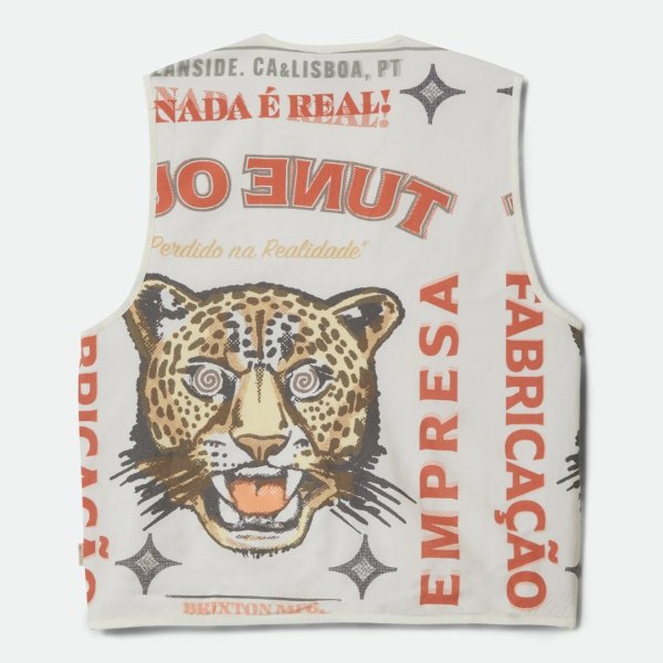 画像4: BRIXTON " THE LUNA VEST " - LOST IN REALITY PRINT (4)