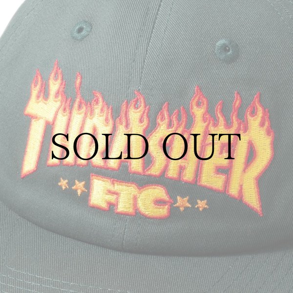 画像2: "FTC x THRASHER" LOGO 6 PANEL - GREEN (2)