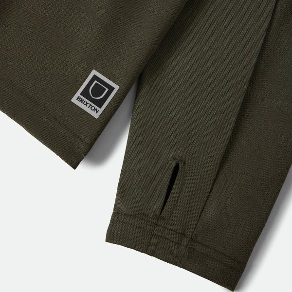 画像4: BRIXTON " JOURNEY LS SUN HOODIE " - OLIVE TIGER CAMO (4)