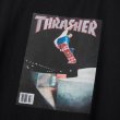 画像2: "FTC x THRASHER" COVER TEE - Artwork by Jack Curtin - BLACK (2)