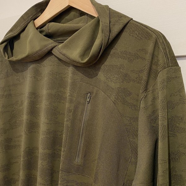 画像13: BRIXTON " JOURNEY LS SUN HOODIE " - OLIVE TIGER CAMO (13)