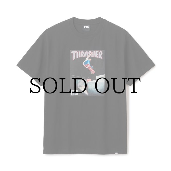 画像1: "FTC x THRASHER" COVER TEE - Artwork by Jack Curtin - BLACK (1)