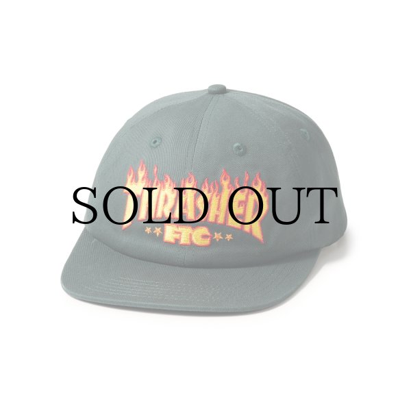 画像1: "FTC x THRASHER" LOGO 6 PANEL - GREEN (1)