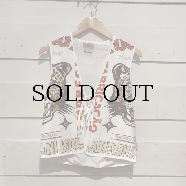 画像10: BRIXTON " THE LUNA VEST " - LOST IN REALITY PRINT (10)
