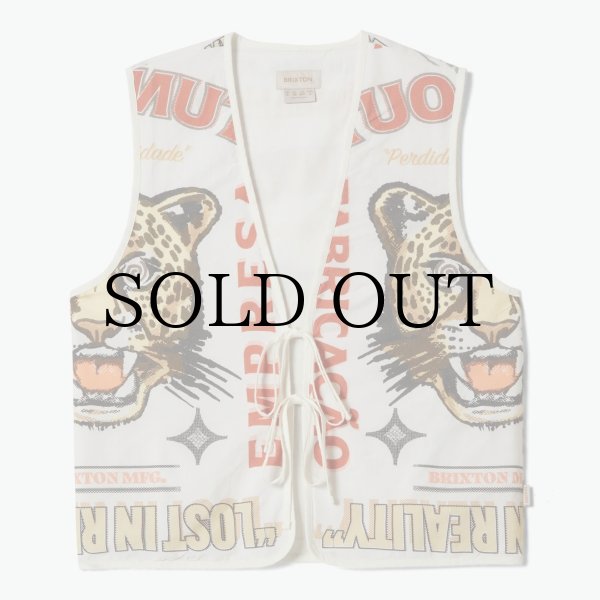 画像1: BRIXTON " THE LUNA VEST " - LOST IN REALITY PRINT (1)