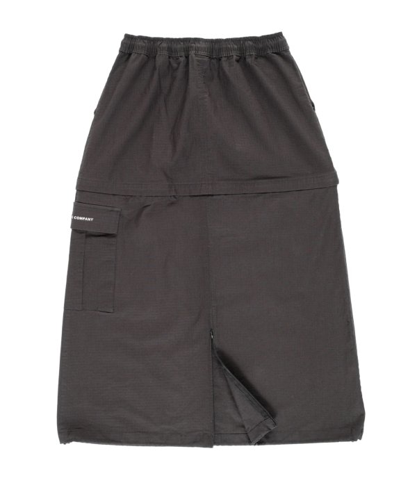 画像2: POP TRADING COMPANY " POP SOPHIE ZIP OFF SKIRT "- ANTHRACITE (2)