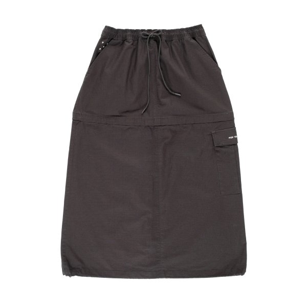 画像1: POP TRADING COMPANY " POP SOPHIE ZIP OFF SKIRT "- ANTHRACITE (1)