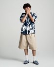 画像3: POP TRADING COMPANY " POP TULIP SHORTSLEEVE SHIRT " - NAVY (3)
