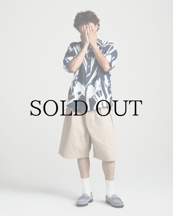 画像3: POP TRADING COMPANY " POP TULIP SHORTSLEEVE SHIRT " - NAVY (3)