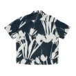 画像2: POP TRADING COMPANY " POP TULIP SHORTSLEEVE SHIRT " - NAVY (2)