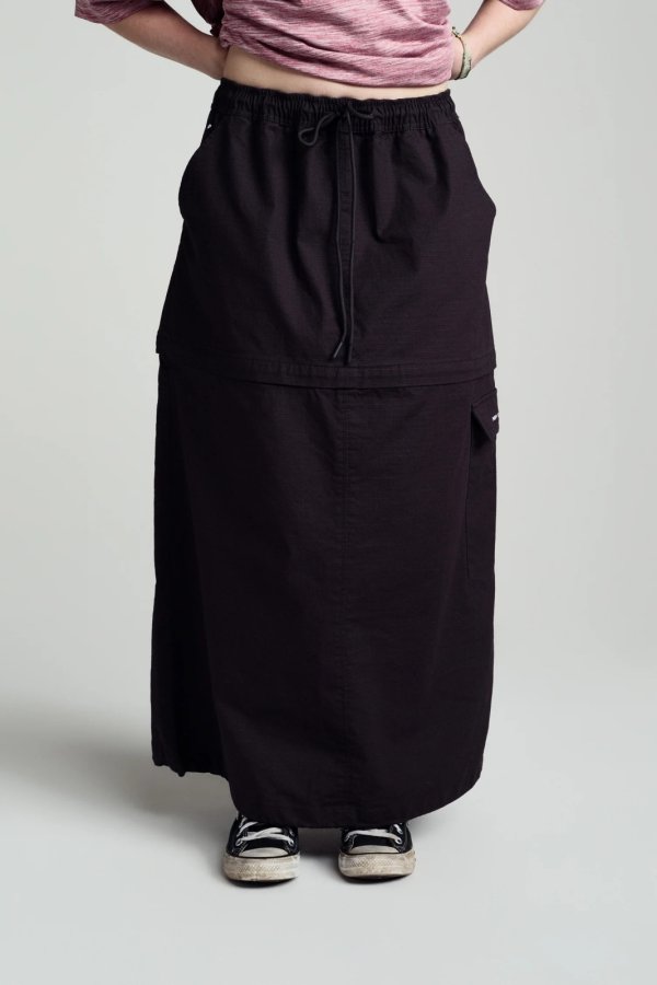 画像6: POP TRADING COMPANY " POP SOPHIE ZIP OFF SKIRT "- ANTHRACITE (6)