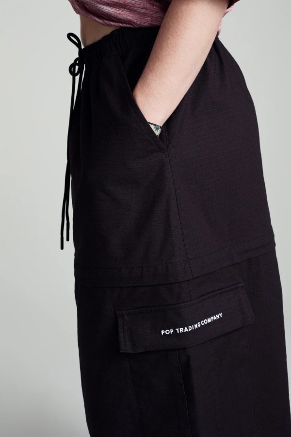 画像8: POP TRADING COMPANY " POP SOPHIE ZIP OFF SKIRT "- ANTHRACITE (8)