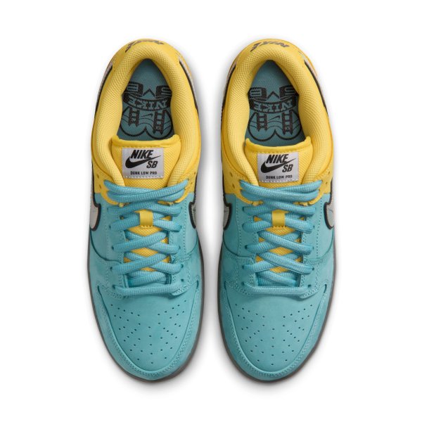 画像2: 【 NIKE SB 抽選販売 】  NIKE SB DUNK LOW PRO - LIGHTENING/WOLF GREY-DENIM TURQ  (2)
