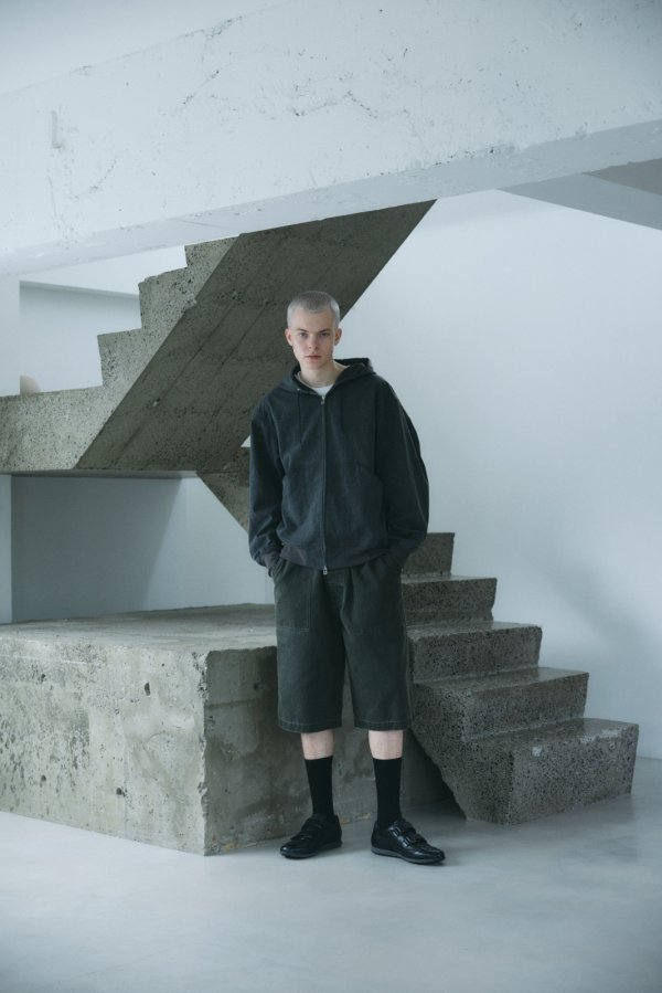 画像7: COMFORTABLE REASON " BOTANICAL WAX AGING SHORTS " - RUST GREEN (7)