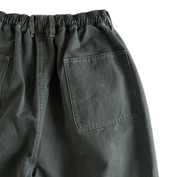画像4: COMFORTABLE REASON " BOTANICAL WAX AGING SHORTS " - RUST GREEN (4)