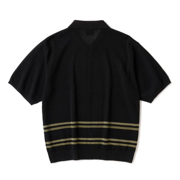 画像2: FTC " INTARSIA KNIT SHIRT " - BLACK (2)