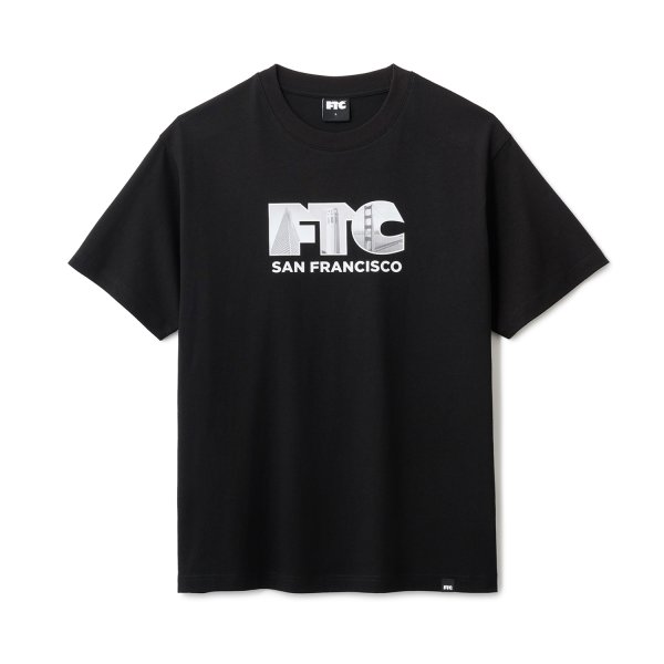 画像1: FTC " FTC OG SF TEE " - BLACK (1)