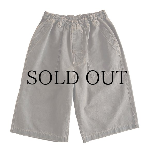 画像1: COMFORTABLE REASON " BOTANICAL WAX AGING SHORTS " - ACID BROWN (1)