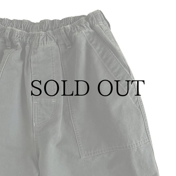 画像3: COMFORTABLE REASON " BOTANICAL WAX AGING SHORTS " - RUST GREEN (3)
