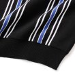 画像4: FTC " STRIPE KNIT POLO " - BLACK (4)