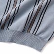 画像4: FTC " STRIPE KNIT POLO " - SLATE (4)