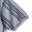 画像5: FTC " STRIPE KNIT POLO " - SLATE (5)