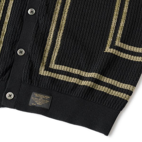 画像4: FTC " INTARSIA KNIT SHIRT " - BLACK (4)