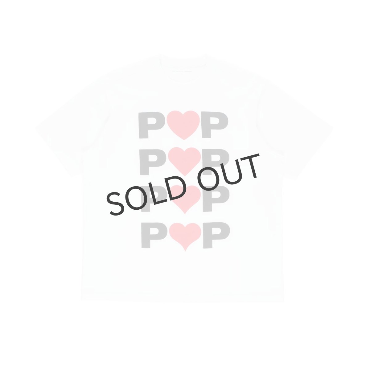 画像1: POP TRADING COMPANY " POOP HEARTS T-SHIRT " - WHITE (1)