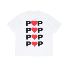 画像1: POP TRADING COMPANY " POOP HEARTS T-SHIRT " - WHITE (1)