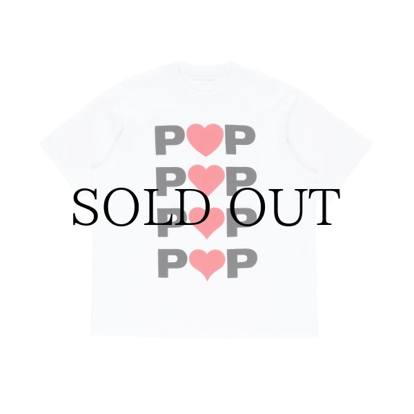 画像1: POP TRADING COMPANY " POOP HEARTS T-SHIRT " - WHITE (1)